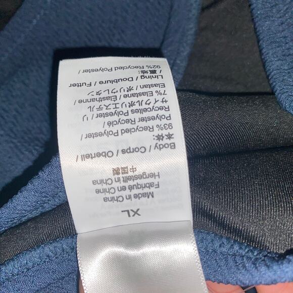 NWT J. Crew Blue Textured Cheeky Bikini Swim Bathing Suit Bottom Women's Size XL - Picture 7 of 8